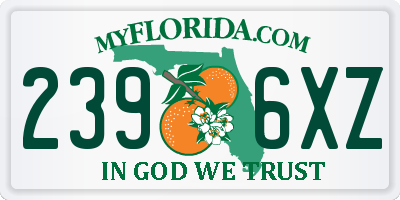 FL license plate 2396XZ