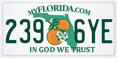 FL license plate 2396YE