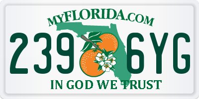 FL license plate 2396YG
