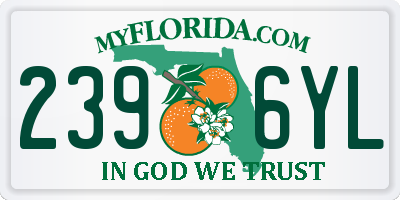 FL license plate 2396YL