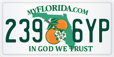 FL license plate 2396YP