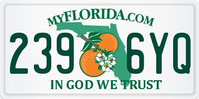 FL license plate 2396YQ