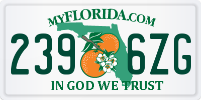 FL license plate 2396ZG