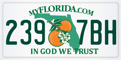 FL license plate 2397BH