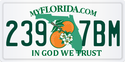 FL license plate 2397BM