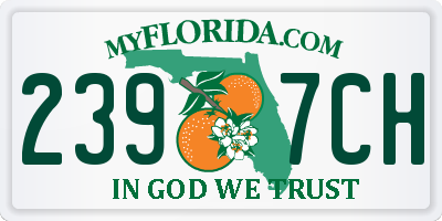 FL license plate 2397CH