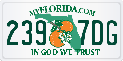 FL license plate 2397DG