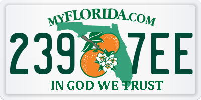 FL license plate 2397EE