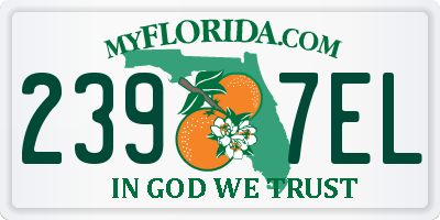 FL license plate 2397EL