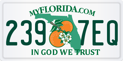 FL license plate 2397EQ