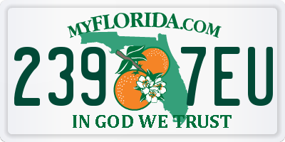 FL license plate 2397EU