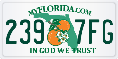 FL license plate 2397FG
