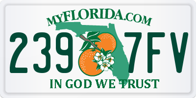 FL license plate 2397FV