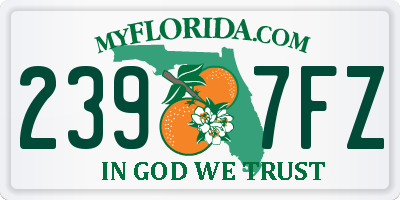 FL license plate 2397FZ