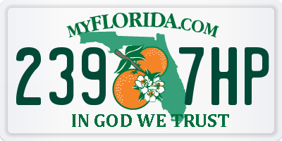 FL license plate 2397HP
