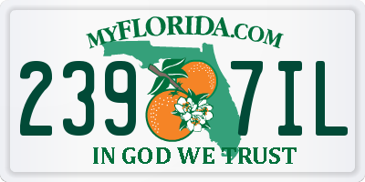 FL license plate 2397IL