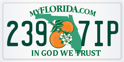 FL license plate 2397IP