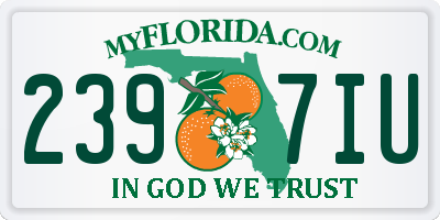 FL license plate 2397IU