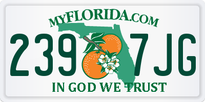 FL license plate 2397JG