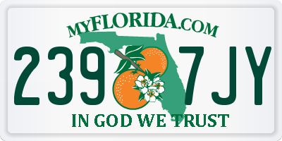 FL license plate 2397JY