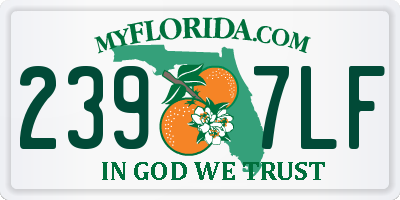 FL license plate 2397LF