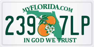 FL license plate 2397LP