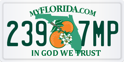 FL license plate 2397MP