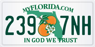 FL license plate 2397NH