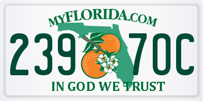 FL license plate 2397OC