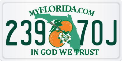 FL license plate 2397OJ