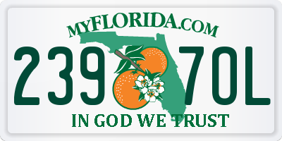 FL license plate 2397OL