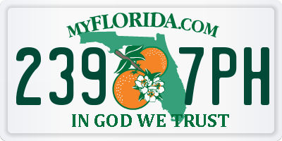 FL license plate 2397PH