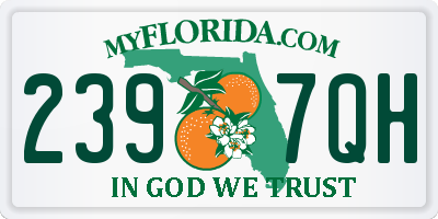 FL license plate 2397QH