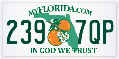 FL license plate 2397QP