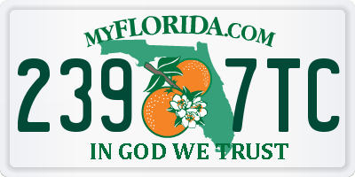 FL license plate 2397TC