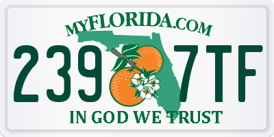 FL license plate 2397TF