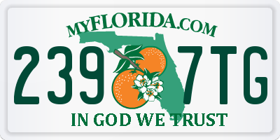 FL license plate 2397TG