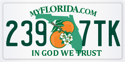 FL license plate 2397TK