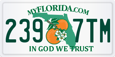 FL license plate 2397TM