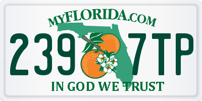 FL license plate 2397TP