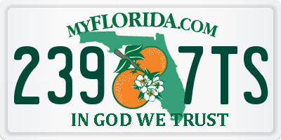 FL license plate 2397TS
