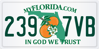 FL license plate 2397VB