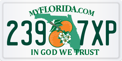 FL license plate 2397XP