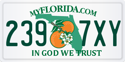 FL license plate 2397XY