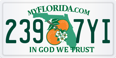 FL license plate 2397YI