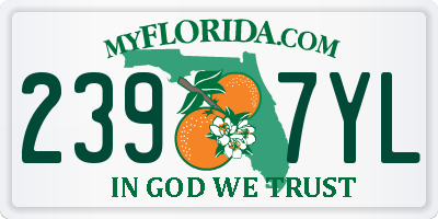 FL license plate 2397YL