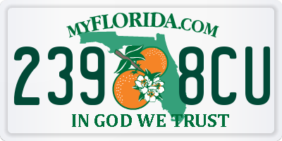 FL license plate 2398CU