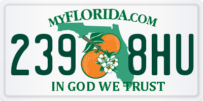 FL license plate 2398HU