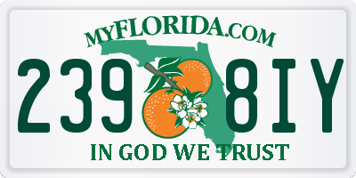 FL license plate 2398IY