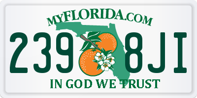 FL license plate 2398JI